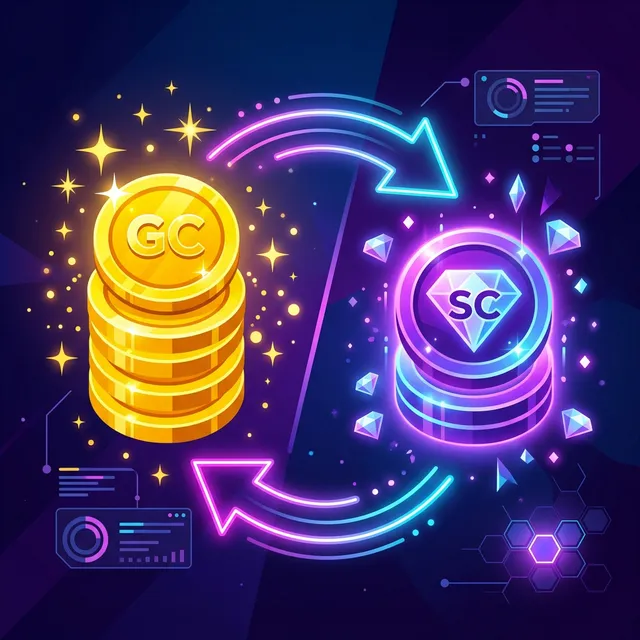 Gold Coins and Sweep Coins visual system diagram